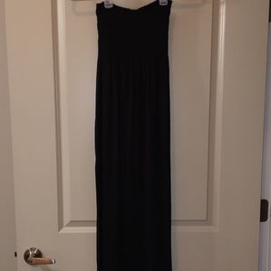 Black Tube top Maxi Dress